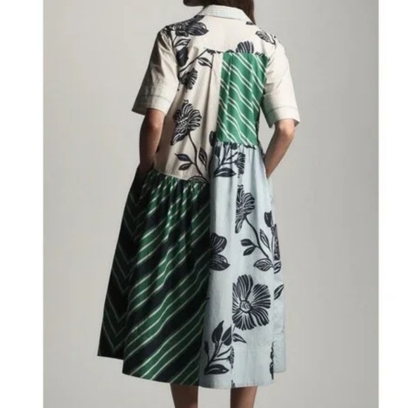 Maeve Button Up Pattern Dress - Picture 3 of 8